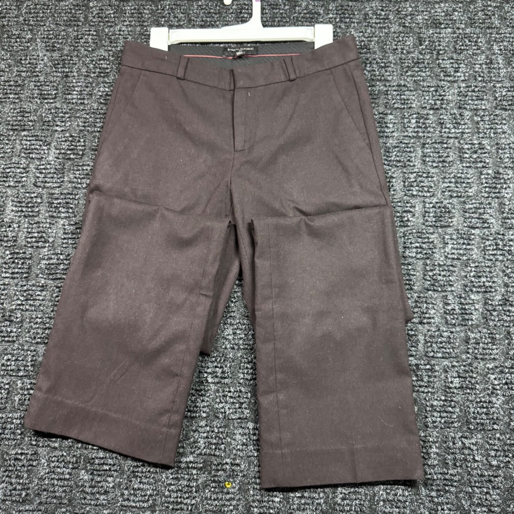 Banana Republic Martin Fit Brown Straight Leg Dress Pants Womens 4 Professional
